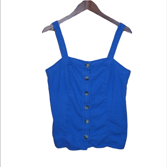 Anthro MAEVE blue Berea top & Riviera skirt set - Picture 6 of 9